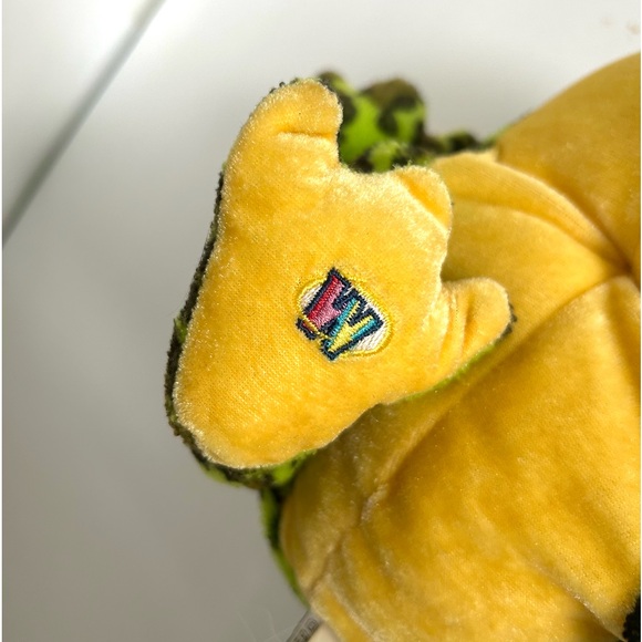 Ganz Webkinz 8” Bullfrog Green Black Plush Stuffed Animal Toy No Code - Picture 4 of 5